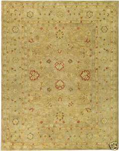 Large Brown / Beige Wool Area Rug Carpet 12 x 18  