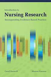 Introduction to Nursing Research Incorporating Evidence Based Practice 