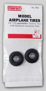 19mm) Balloon Model Airplane Tires   Perfect #61  