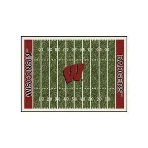  Badgers 3 10 x 5 4 Home Field Area Rug