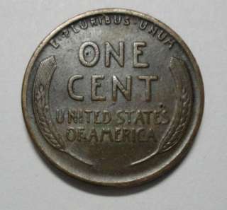 1914 D LINCOLN WHEAT CENT XF SCRATCH  