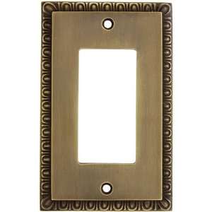 Egg and Dart Switchplate. Egg & Dart Design GFI Outlet Cover Plate In 