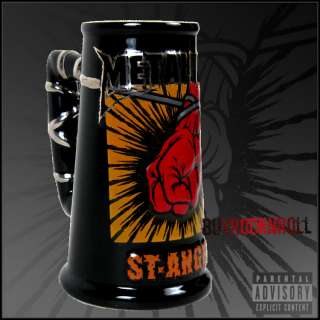 2003 Collectible Metallica St Anger LP Stein Mug   NEW  
