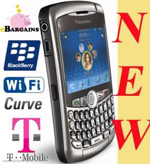   RIM Blackberry Curve 8320 WIFI cell phone T Mobile Titanium PDA 