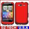   Rubberized Hard Case Cover for T Mobile HTC Wildfire S / Marvel  