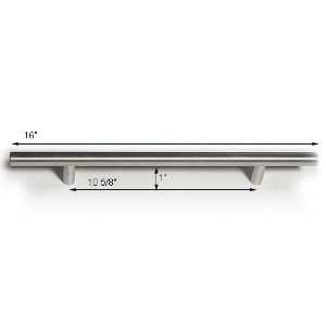 Bar Pull Pulls Handle Stainless Steel Size 10 5/8x16x12 16 