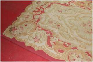 Aubusson Rug Mat Small Runner Antique French  