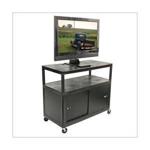   Endura 38 2 Shelf Plasma LCD TV Cart with Cabinet Furniture & Decor
