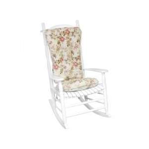 Greendale Home Fashions 4956 Rose Jumbo Rocking Chair Cushion Set  Far 