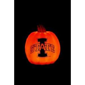  State Cyclones Lighted Wax Pumpkin Luminary Candle