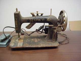 Vintage Ruby 1800s   1900s Sewing Machine Parts or Restore GS 1.25 