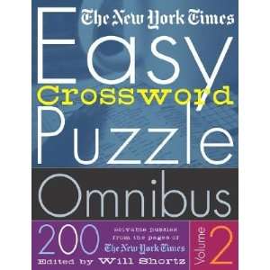  The New York Times Easy Crossword Puzzle Omnibus Volume 2 