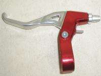 RED ANODIZED BMX LOWRIDER BICYCLE BRAKE LEVER PART 596  