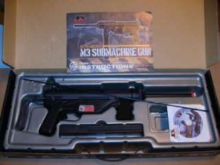 New ICS 200 M3 Grease Gun Metal Airsoft SMG AEG Rifle    