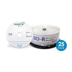  DIGISTOR Archive for Life 50GB BD R Media (25 pack) Electronics