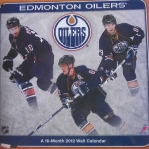  NHL Edmonton Oilers 2012 Wall Calendar