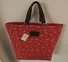  Red Tote Bag NWT