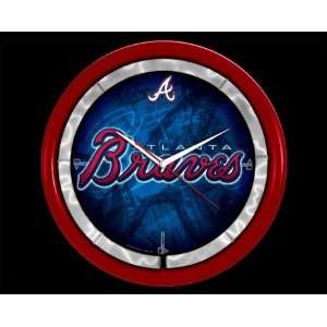  Authentic Street Signs Atlanta Braves Plasma Clock Sports 