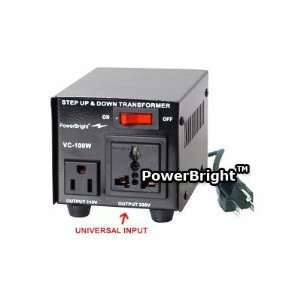  Power Bright VC100W Voltage Transformer 100 Watt Step Up 