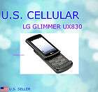 US CELLULAR LG UX830 UX 830 GLIMMER TOUCH SCREEN  