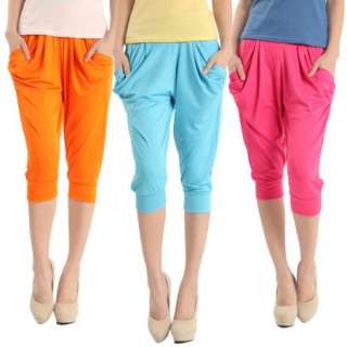 2012 Ladys Colorful Drape Harem Pants Hip Hop Stretch Trousers Free 