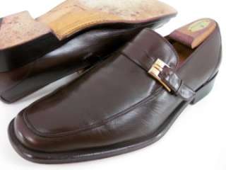   Magli BARLOW Brown Monk Strap Dress Loafers Shoes 11 M $450  