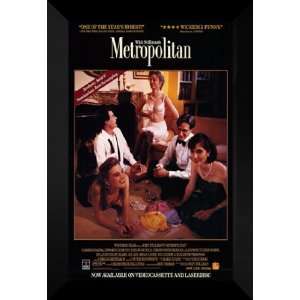  Metropolitan 27x40 FRAMED Movie Poster   Style A   1990 