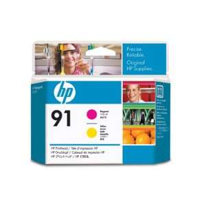  HEWLETT PACKARD 91 Magenta And Yellow Printhead Works With 