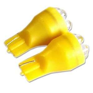 Generic LED T15 Y5 LED T15 Super Yellow 5 Round Light Bulbs  One Pair