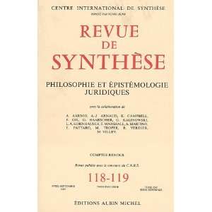  Revue de Synthèse, numéro 118 119, avril septembre 1985 