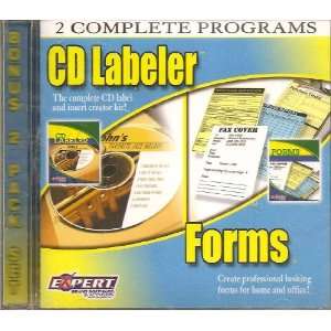  CD LABELER / FORMS  2 COMPLETE PROGRAMS Software