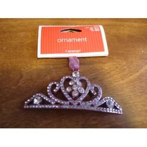  3.5 Pink Jeweled Princess Tiara Christmas Ornament from 