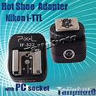 TF 322 Nikon i TTL Flash Hot Shoe to PC Sync Adapter  