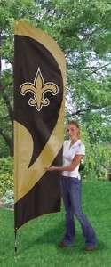 NEW ORLEANS SAINTS Embroidered TALL TEAM FLAG Banner  