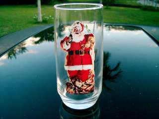   1946 COCA COLA CHRISTMAS SANTA 93761 #2 OF 3 SERIES II GLASS  
