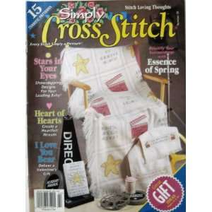   Simply Cross Stitch Magazine (15 Terrific Patterns, No. 39) j Books