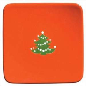 Waechtersbach Christmas Tree Flat Square Plate, Appetizer  