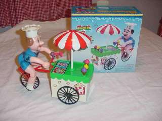 Musical Ice Cream Cart Bicycle Toy Battery Operated  