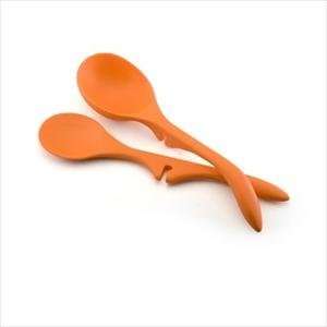  Quality 2 Piece Lazy Spoon and Ladle Set   (Orange) By 