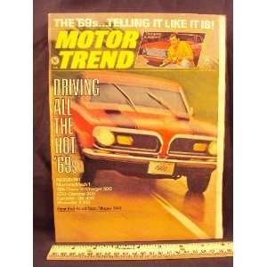 1968 68 October MOTOR TREND Magazine (Features Test Reports on 