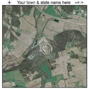    Aerial Photography Map of Valley Hi, Ohio 2010 OH 
