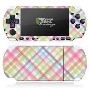 Design Skins for Sony PSP 3004 Slim & Lite   Pastellkaromuster Design 