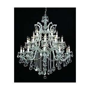  Bohemian Crystal 2 Candle Chandelier Crystal Type/Finish 