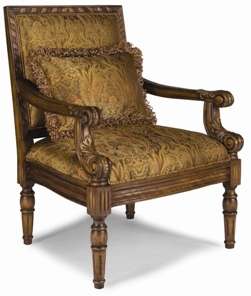 Louis XVI Square Back Arm Chair  