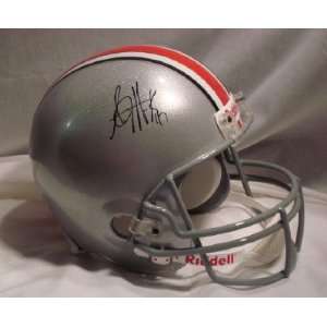  A.J. Hawk Signed Ohio State Full Proline Helmet Sports 