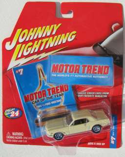JOHNNY LIGHTNING MOTOR TREND 1964 1/2 FORD MUSTANG #7  
