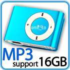  Clip Music Player for 2G 4GB 8GB 16GB Micro SD BLUE