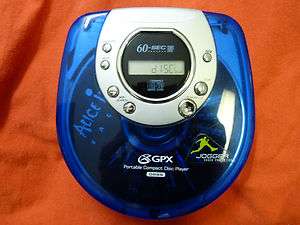 GPX C3949 Bi2 60 Sec ESP DBBS Portable Compact Disc CD Player  