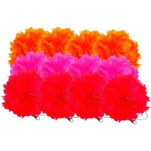  Traditional Mexican Paper Flower Carnations Medium Size 