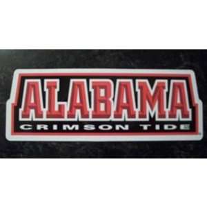 Alabama Crimson Tide Team Name NCAA Car Magnet  Sports 